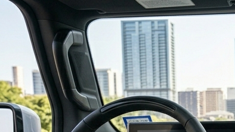 Interior de auto eléctrico de General Motors con Apple CarPlay en pantalla táctil, mostrando cómo volver a usar Apple CarPlay en vehículos eléctricos modernos