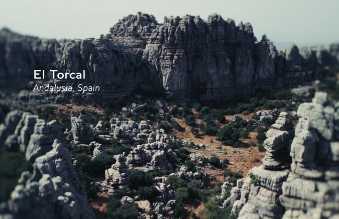 El Torcal, Andalucía, España. Paisaje kárstico de formaciones rocosas únicas en la sierra andaluza.