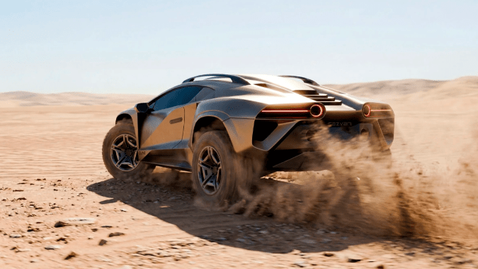 Rezvani Dune convierte un Lamborghini en una máquina del desierto