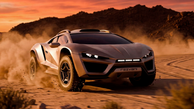 Rezvani Dune convierte un Lamborghini en una máquina del desierto
