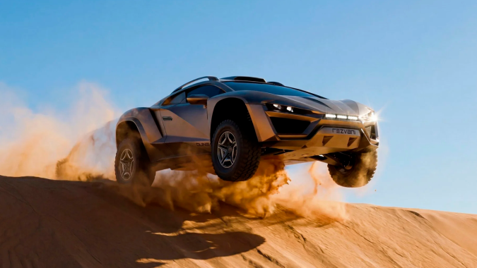 Rezvani Dune convierte un Lamborghini en una máquina del desierto