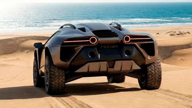 Rezvani Dune convierte un Lamborghini en una máquina del desierto