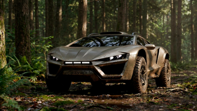 Rezvani Dune convierte un Lamborghini en una máquina del desierto