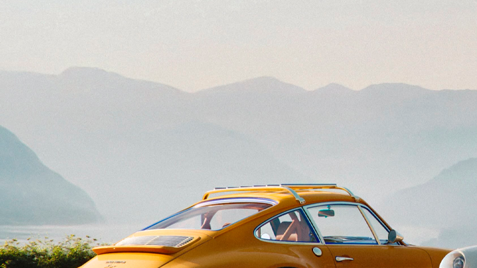 Dos Porsche 911 Classic, uno Coupe y un Turbo descapotable fueron los protagonistas