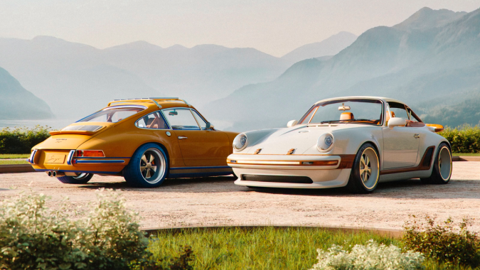 Dos Porsche 911 Classic, uno Coupe y un Turbo descapotable fueron los protagonistas