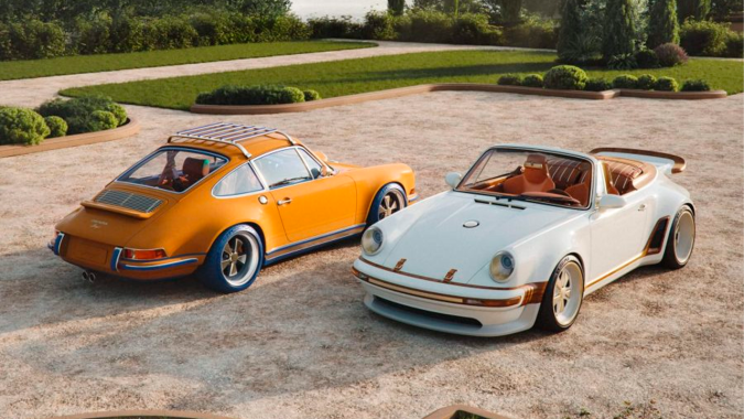 Dos Porsche 911 Classic, uno Coupe y un Turbo descapotable fueron los protagonistas