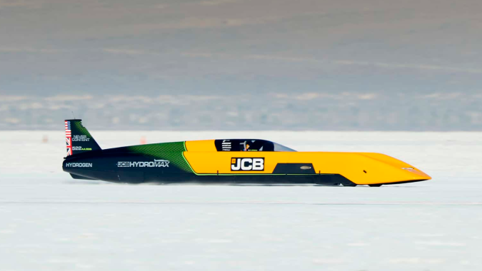 JCB Hydromax: 406 mph de velocidad, un récord único