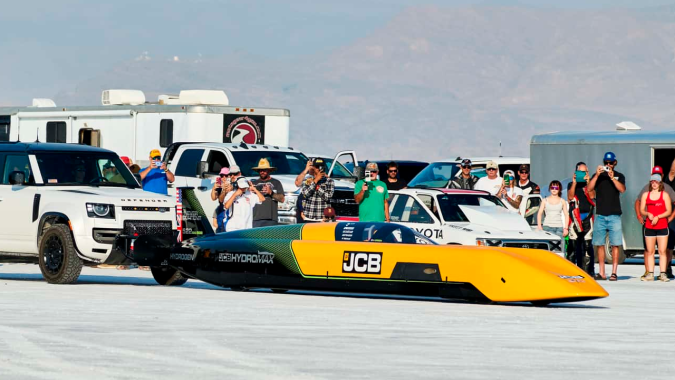 JCB Hydromax: 406 mph de velocidad, un récord único
