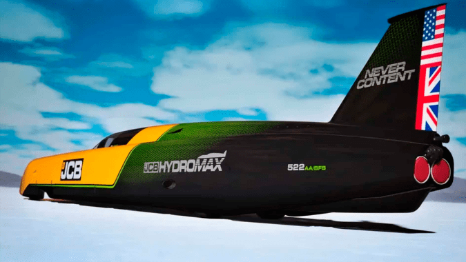 JCB Hydromax: 406 mph de velocidad, un récord único