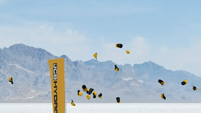 JCB Hydromax: 406 mph de velocidad, un récord único