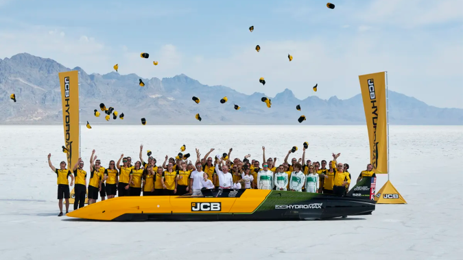 JCB Hydromax: 406 mph de velocidad, un récord único