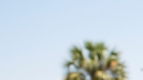 Mujer preocupada acaricia a un Golden Retriever encerrado dentro de un coche caluroso a través de la ventana en un aparcamiento soleado.