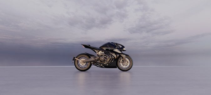 Aston Martin AMB 002 es una muestra del arte británico sobre dos ruedas