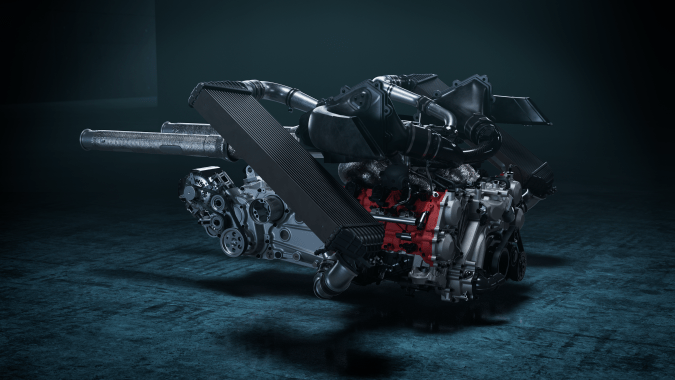 Ferrari 296 GT Modificata destaca su poderoso motor
