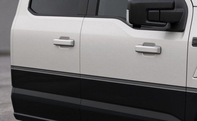 Detalle de pintura bitono del Ford F-150