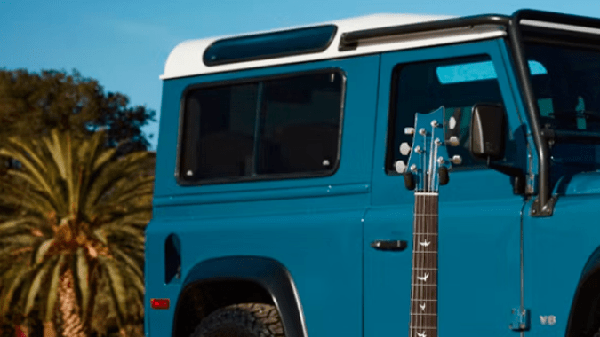 PRS y John Mayer presentan ocho guitarras inspiradas en Land Rover