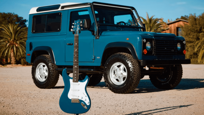 PRS y John Mayer presentan ocho guitarras inspiradas en Land Rover