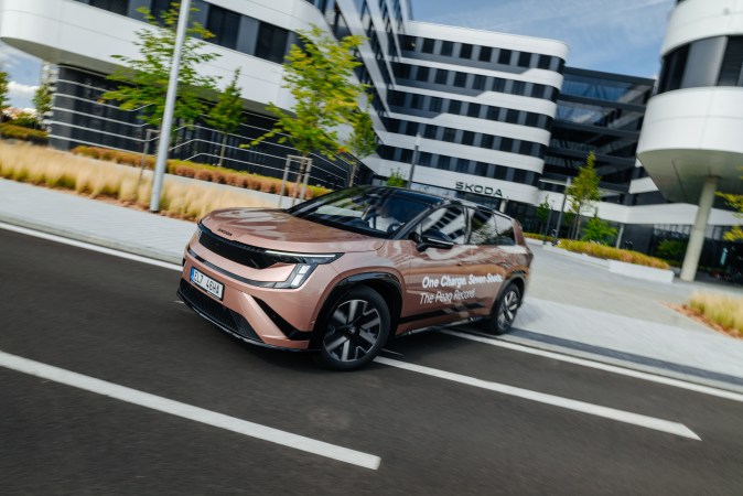 El Skoda Peaq fue exprimido hasta el máximo en autonomía