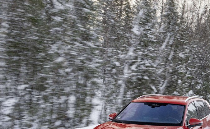 Volkswagen Tiguan en nieve