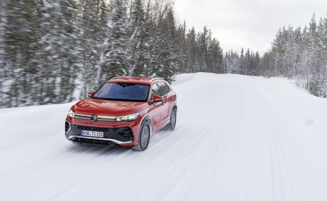 Volkswagen Tiguan en nieve