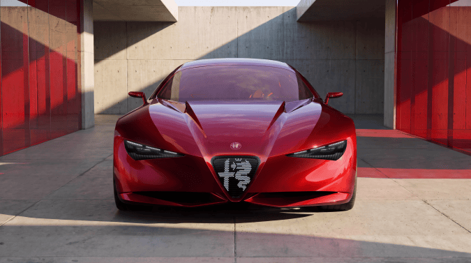 Alfa Romeo Cuorerosso: el deportivo híbrido V6 del futuro al estilo italiano