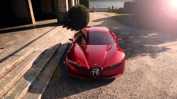Alfa Romeo Cuorerosso: el deportivo híbrido V6 del futuro al estilo italiano