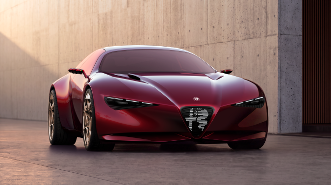 Alfa Romeo Cuorerosso: el deportivo híbrido V6 del futuro al estilo italiano