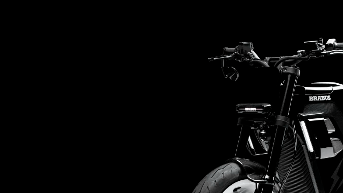 Brabus crea una moto eléctrica brutal y exclusiva con lujo y potencia