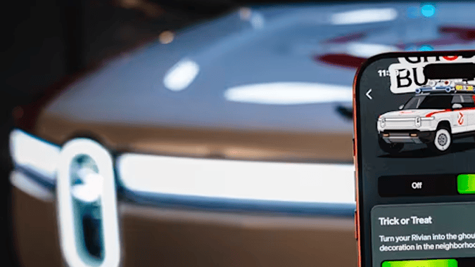 Rivian R1 recibe un modo Halloween inspirado en Ghostbusters