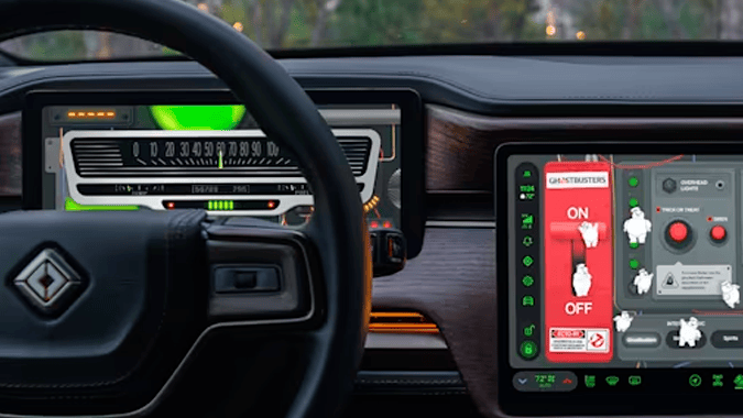 Rivian R1 recibe un modo Halloween inspirado en Ghostbusters