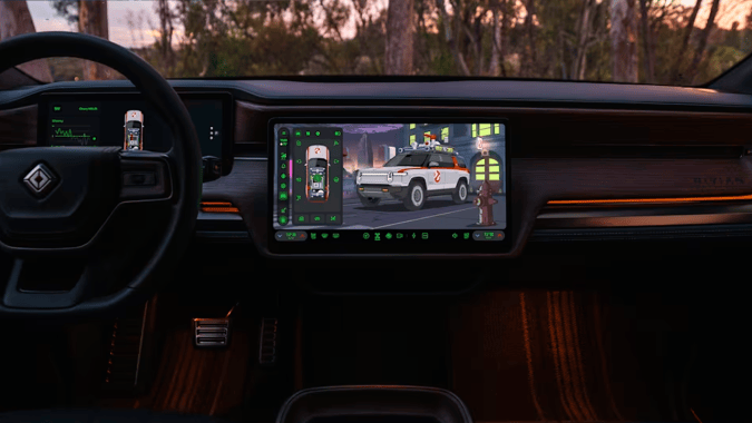 Rivian R1 recibe un modo Halloween inspirado en Ghostbusters